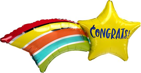 Congrats Shooting Star Balloon