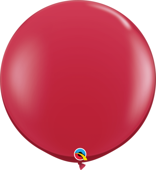 Ruby Red Latex balloon 36"