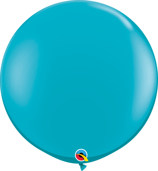 Tropical Teal Latex balloon 36"