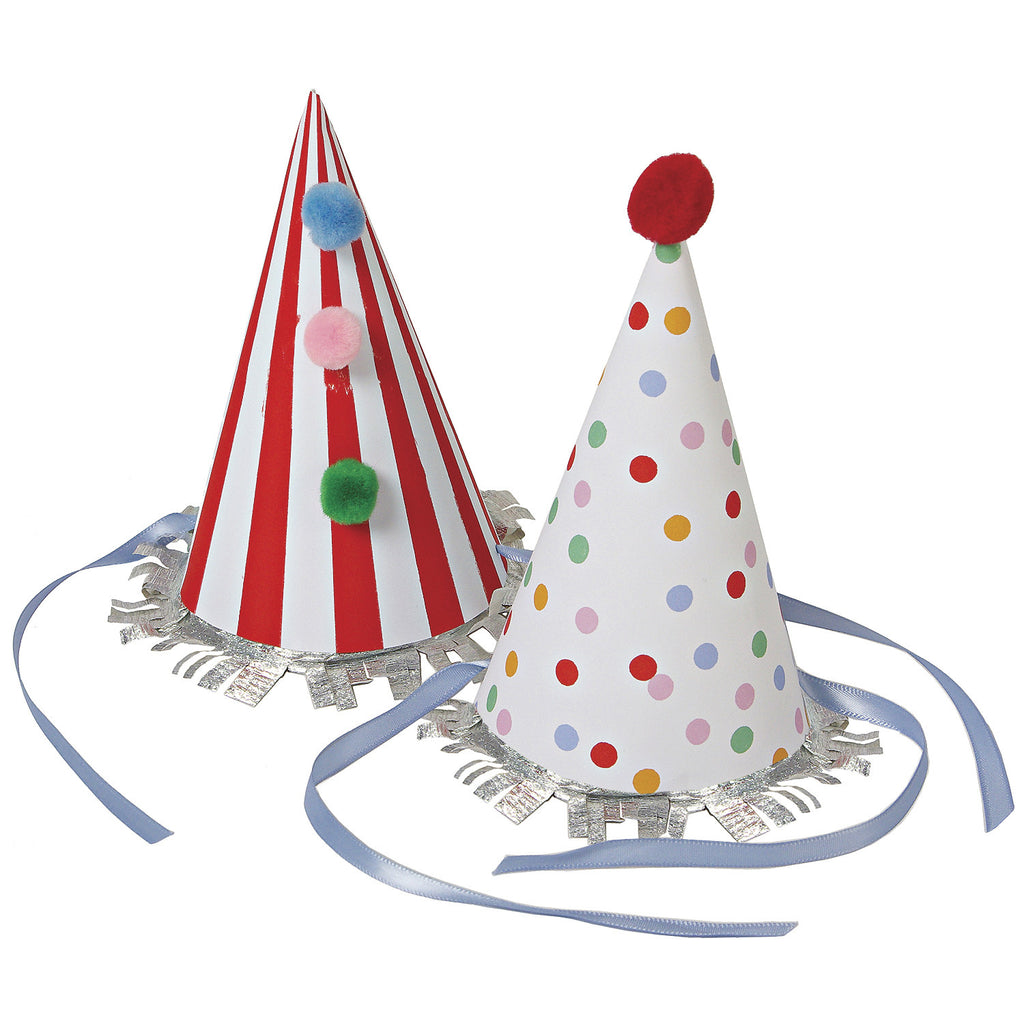 Spots & Stripes Party hats