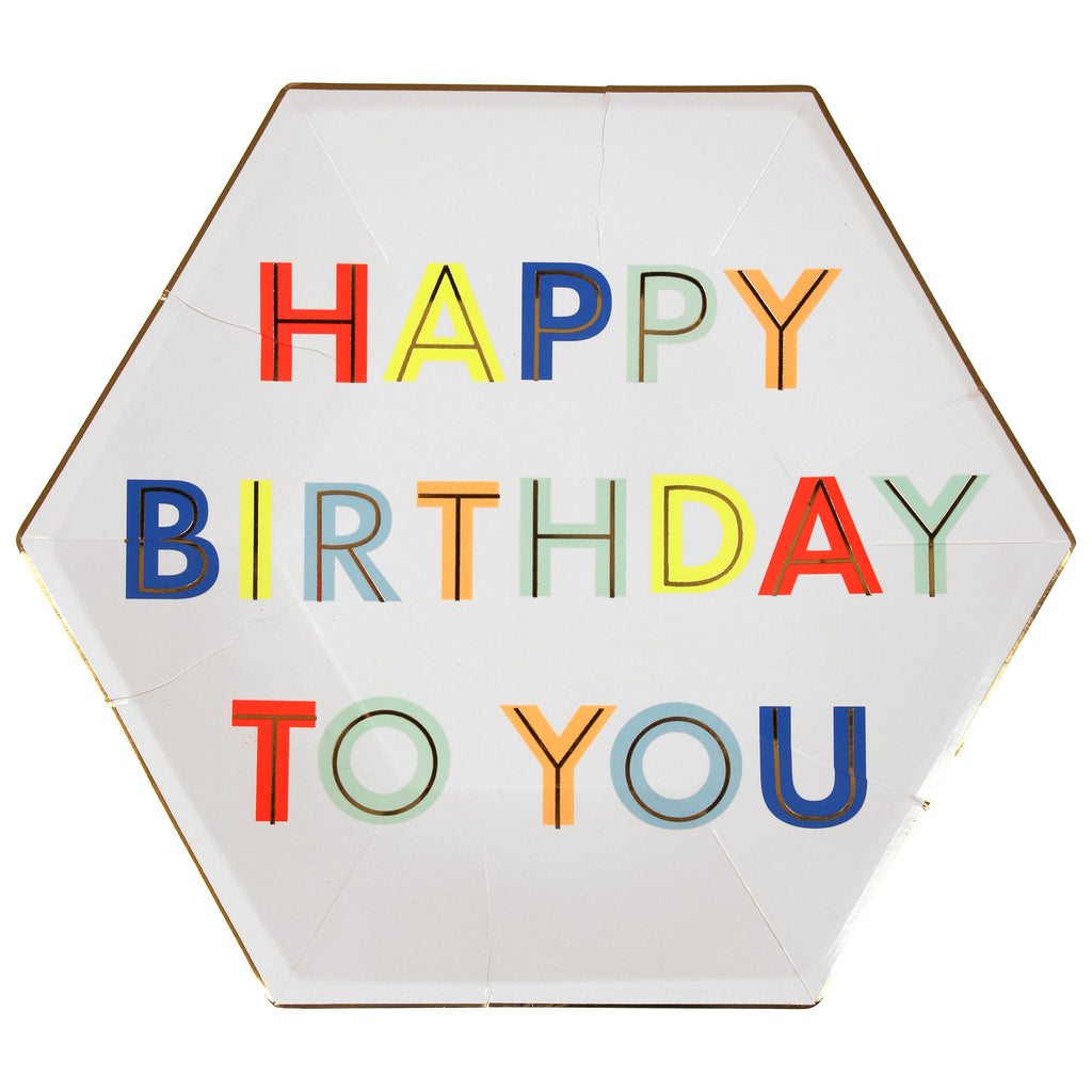 Happy Birthday To You Large Plates