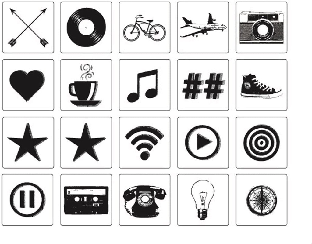 Black Icons for Lightbox