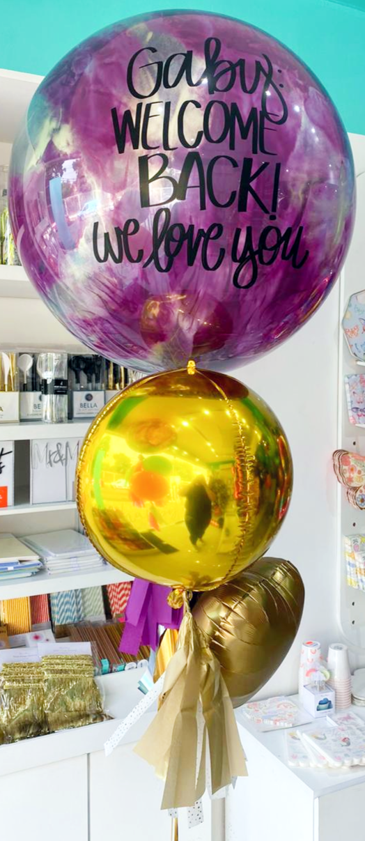 Bouquet Gigante de Látex + Orbz + Heart