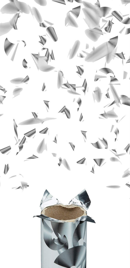 Silver Confetti Small Popper