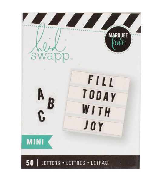 Black Letters for Lightbox Mini