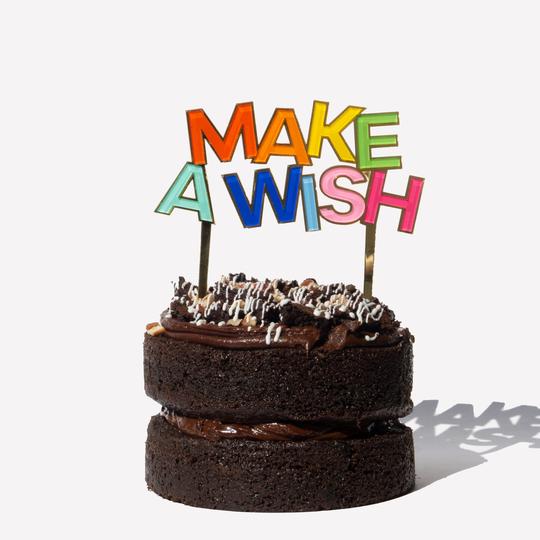 "Make a Wish" Cake Topper