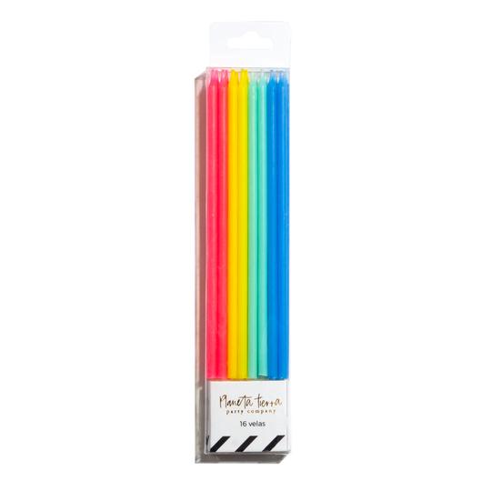 Rainbow Candles