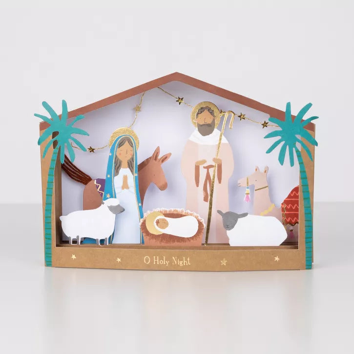 Nativity Diorama Card