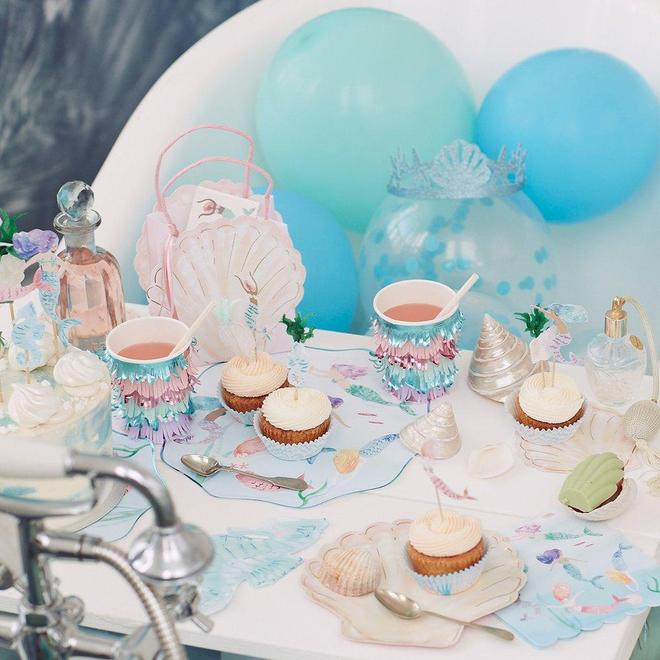 Watercolour Clam Napkins