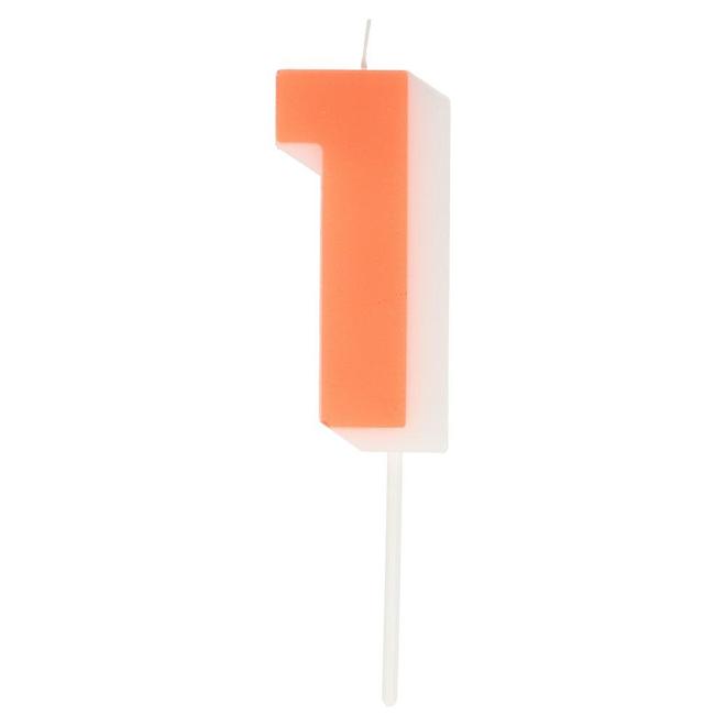 Number One Candle