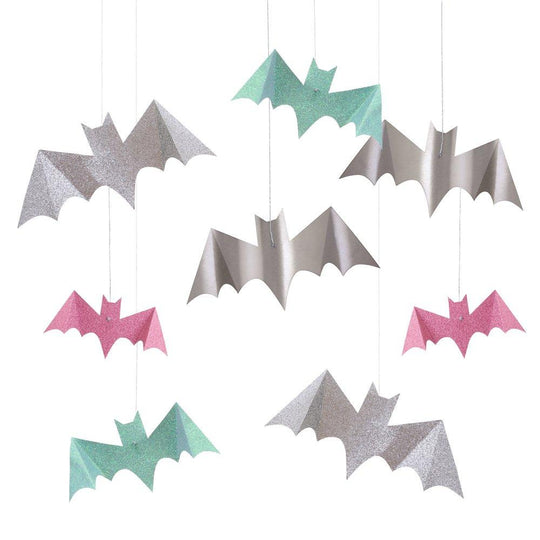 Pastel Hanging Bats