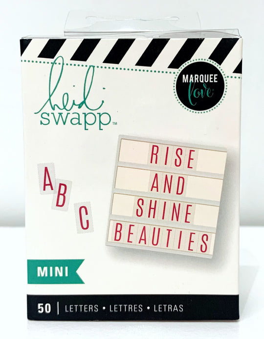 Pink Letters for Mini Lightbox