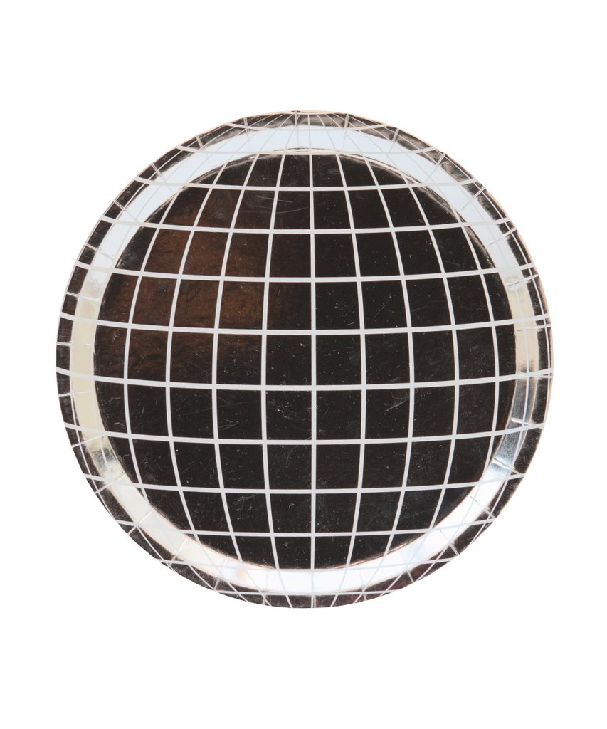 Oh Happy Day Disco Ball Plates