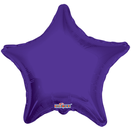 Purple Star Balloon 22"