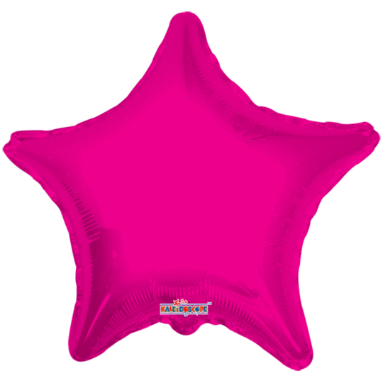 Magenta Star Balloon 22"