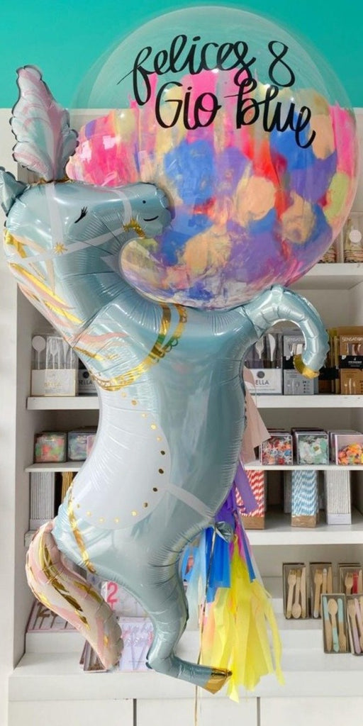 Bouquet Burbuja Gigante Pintada + Circus Horse