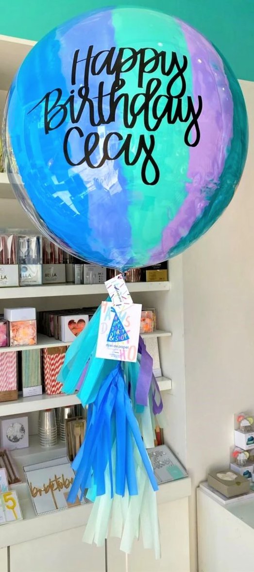 Burbuja Grande Pintada