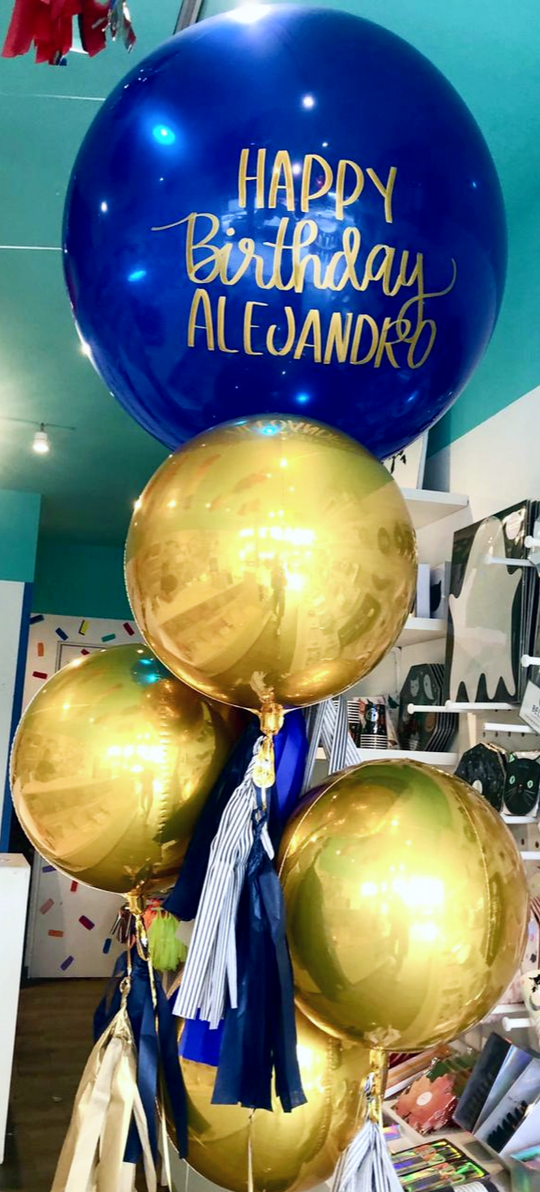 Bouquet Gigante de Látex Liso + Orbz