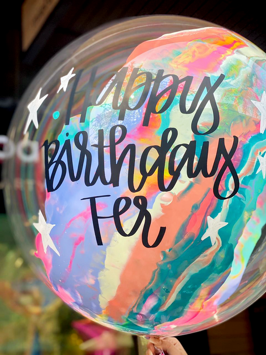 Burbuja Grande Pintada