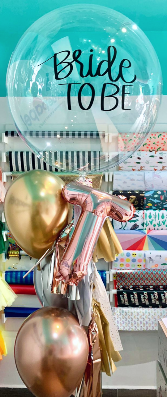 Bouquet Clearz + Piñateros Chrome + Letra Colgando