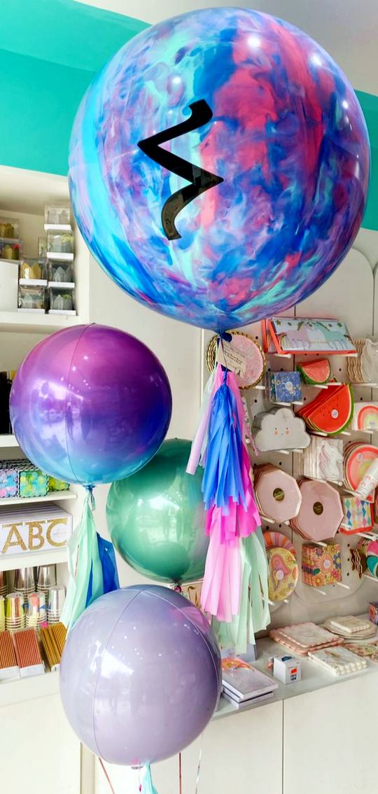 Bouquet Gigante de Látex Pintado + Orbz