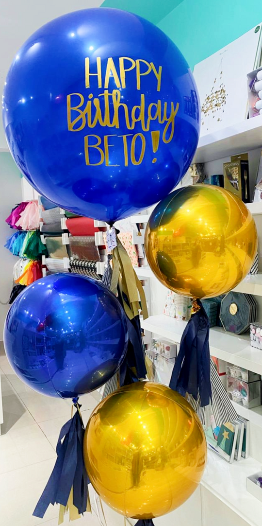 Bouquet Gigante de Látex Liso + Orbz