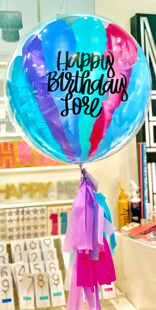 Burbuja Grande Pintada