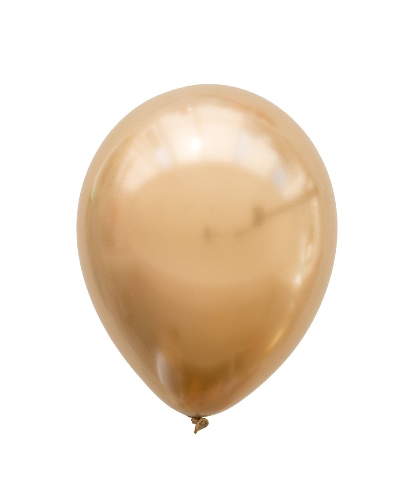 Chrome Gold Latex balloons 11" (10 pack)