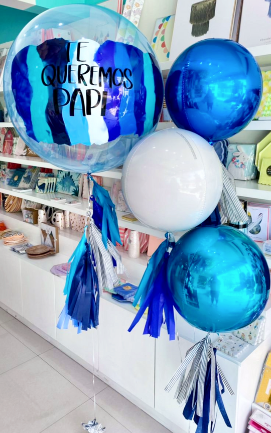 Bouquet Burbuja Grande Teclas Pintada + Orbz