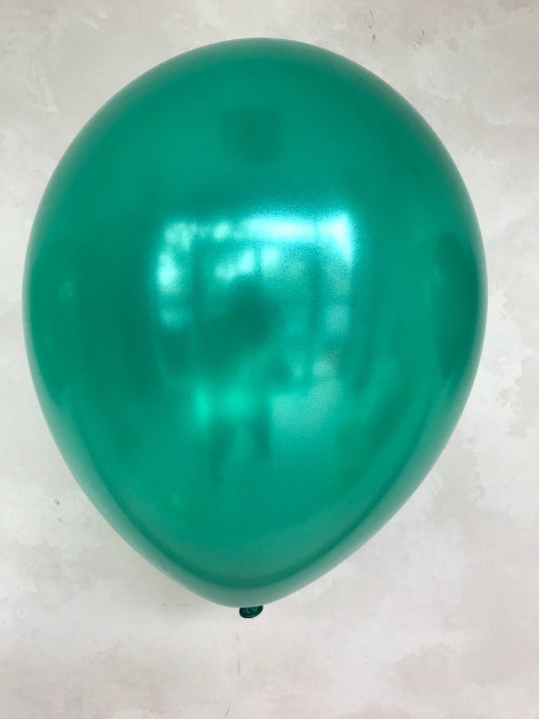 Pearl Emerald Green Latex balloons 11" (10 pack)