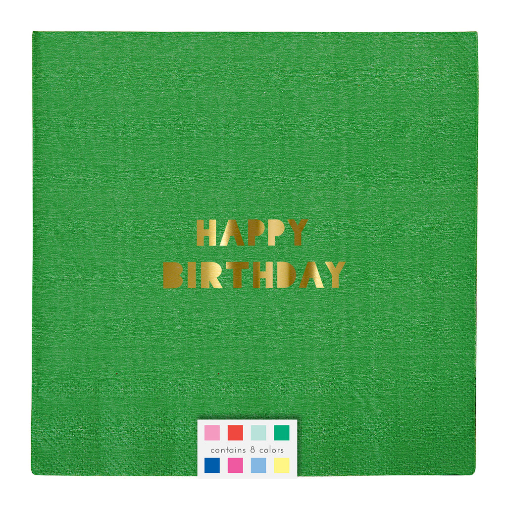Happy Birthday Large Napkins