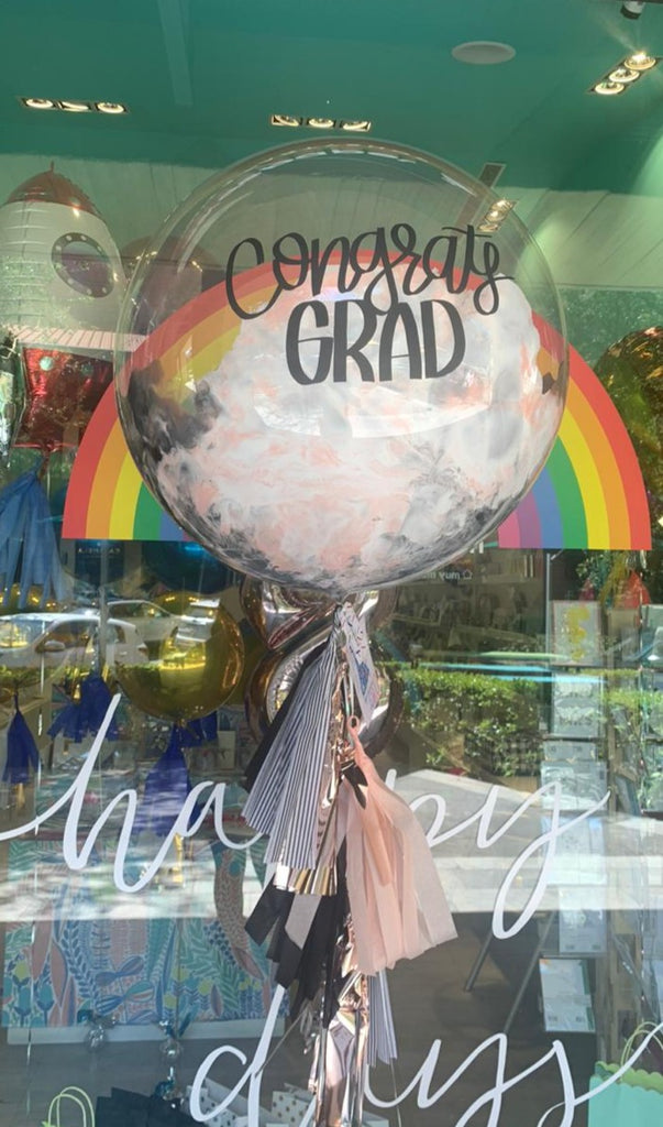 Burbuja Gigante Pintada Congrats Grad