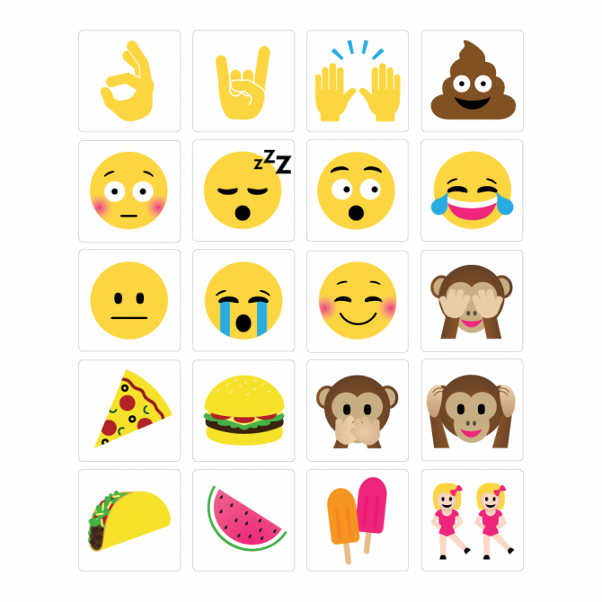 Emoji icon inserts #2 for Lightbox